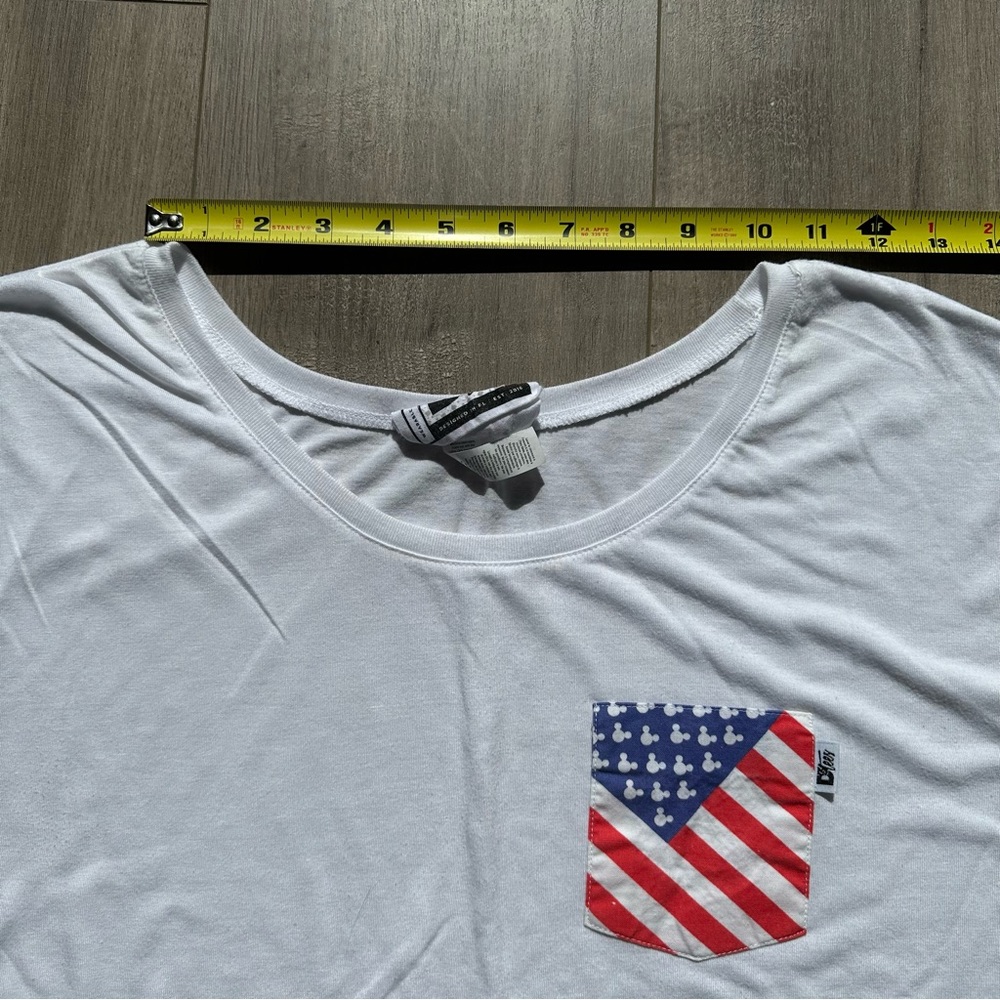 Americana/Mickey inspired flowy t-shirt - size small - Picture 5 of 6